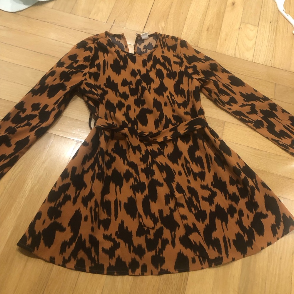 Shein girls printed dress